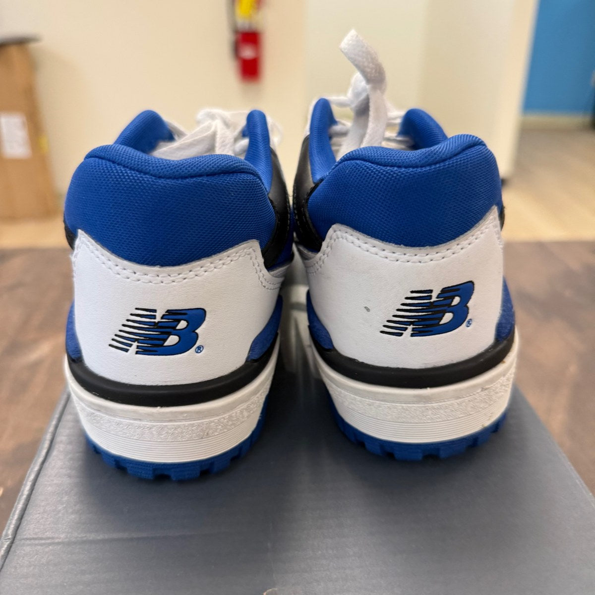 New Balance 550 White Blue - Image 3