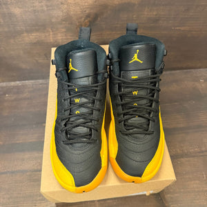 Jordan 12 Retro Black University Gold (GS) Size 6Y (Pre-Owned) - Image 2
