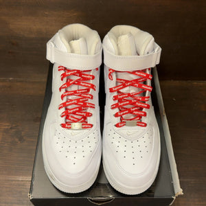 Nike Air Force 1 Mid Supreme White Size 8.5 (Pre-Owned) - tag