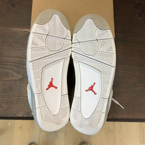 Jordan 4 Retro White Oreo (2021) Size 9.5 (Pre-Owned) - aux