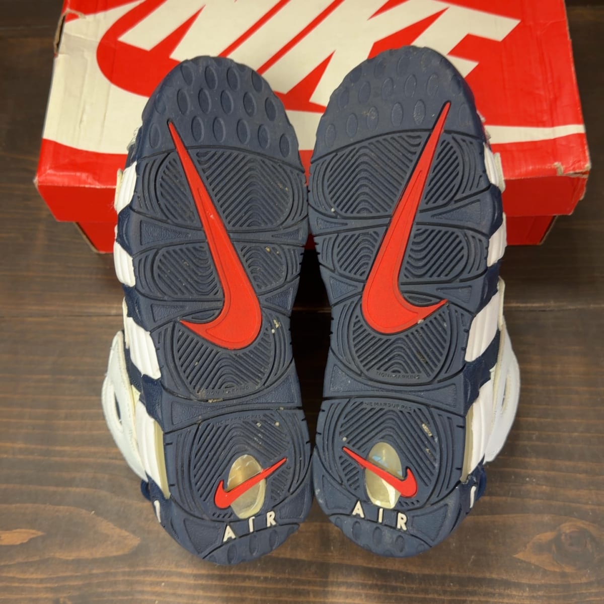 Nike Air More Uptempo Olympic (2016) (GS) Size 7Y (Pre-Owned) - aux