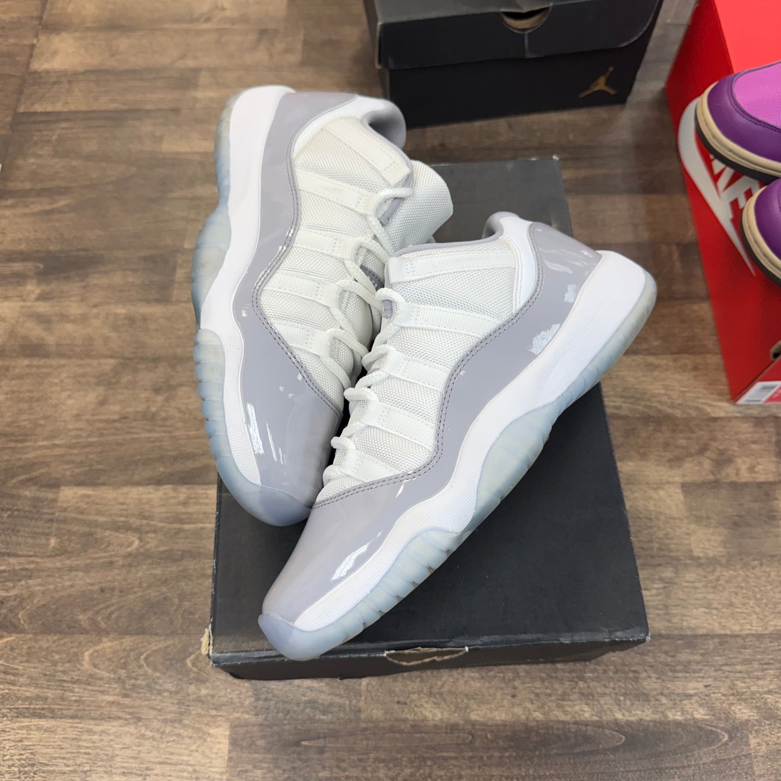 (GS) Cement Grey Jordan 11 Low (USED)