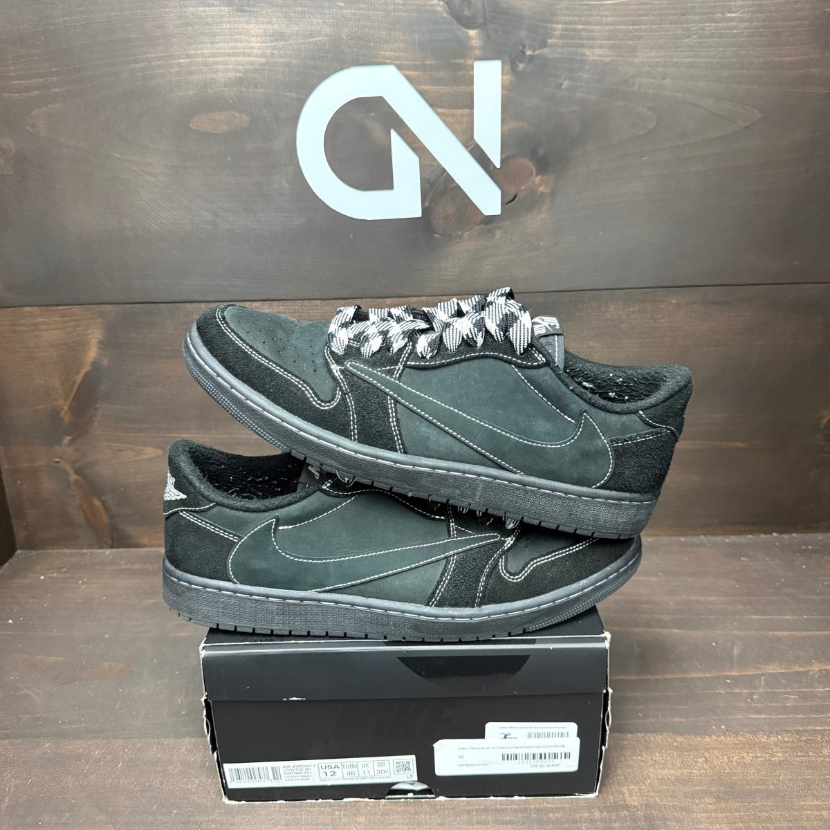 Jordan 1 Retro Low OG SP Travis Scott Black Phantom - Image 1