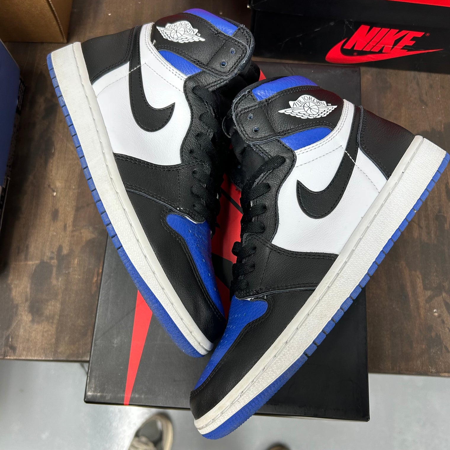Royal Toe Jordan 1 High (USED)