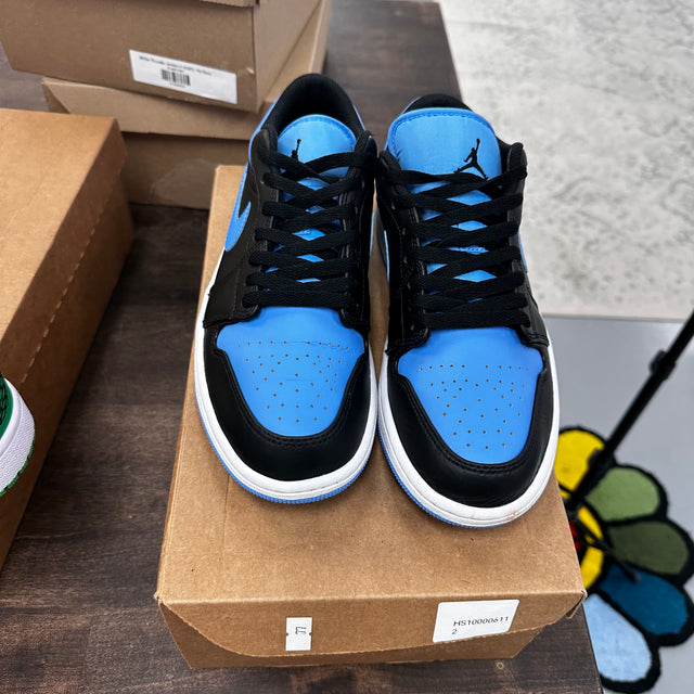Black University Blue Jordan 1 Low (USED, No Box)