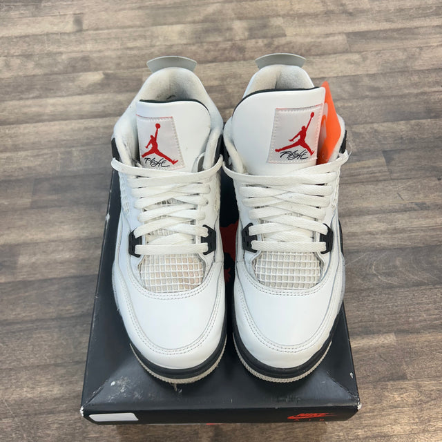 White Cement Jordan 4 (GS) (2025) (USED)