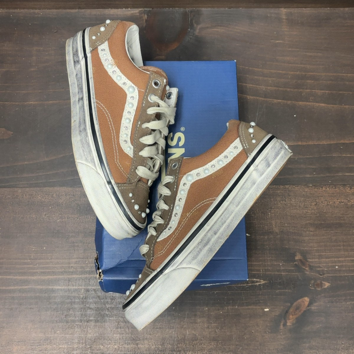 Vans LX Old Skool 36 Pearlized Pack Vintage Cocoa Brown - Image 2