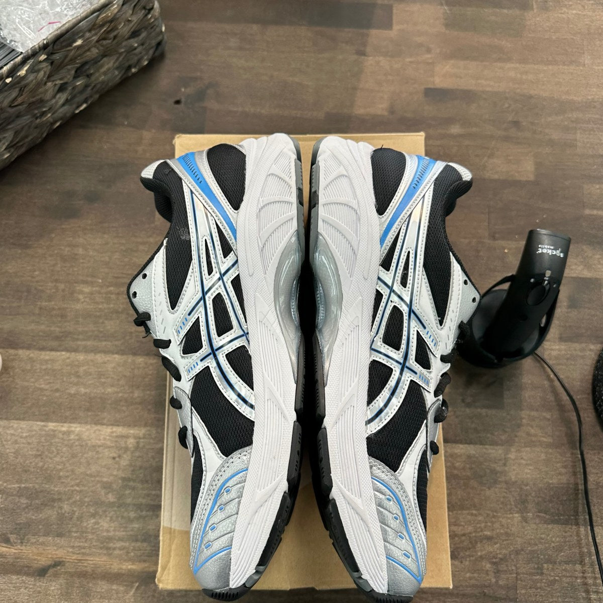 ASICS GT-2160 Black Pure Silver Bright Blue - Image 3