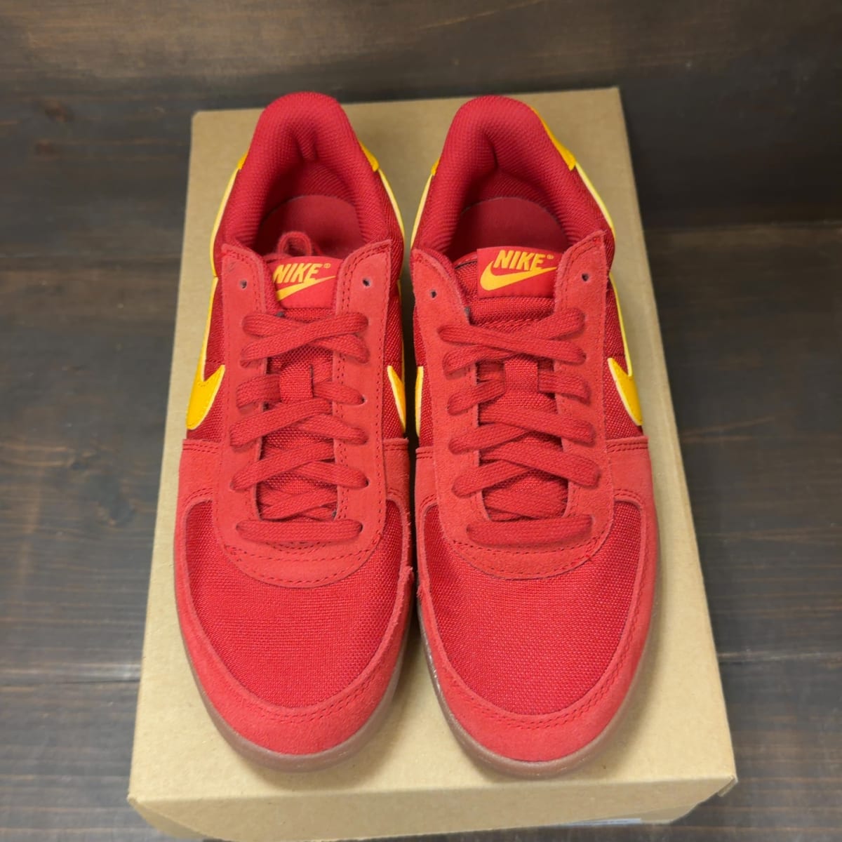 Nike Field General Gym Red Gum Medium Brown Team Gold (GS) Size 6Y (Pre-Owned) - tag