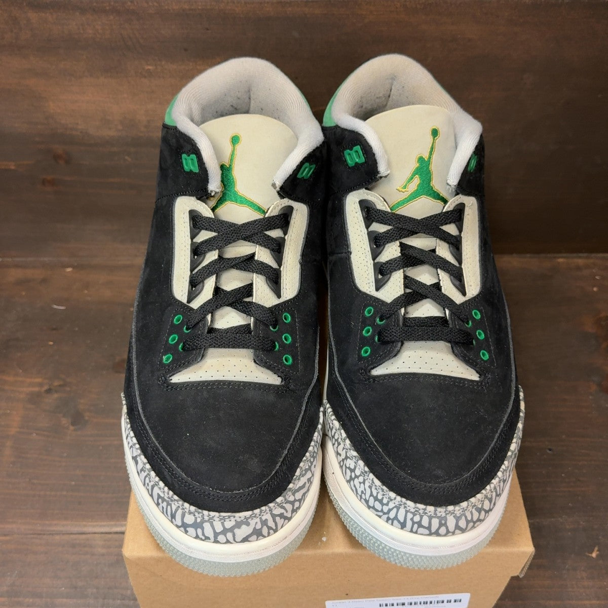 Jordan 3 Retro Pine Green Size 13 (Pre-Owned) - Image 3