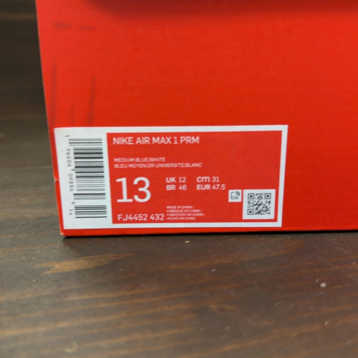 Nike Air Max 1 Premium Denim Leopard - Image 9