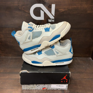 Jordan 4 Retro Military Blue (2024) Size 13 (Pre-Owned) - Image 1
