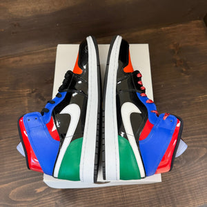 Jordan 1 Mid Multi Patent (Women's) Size 12W (Pre-Owned) - Image 5