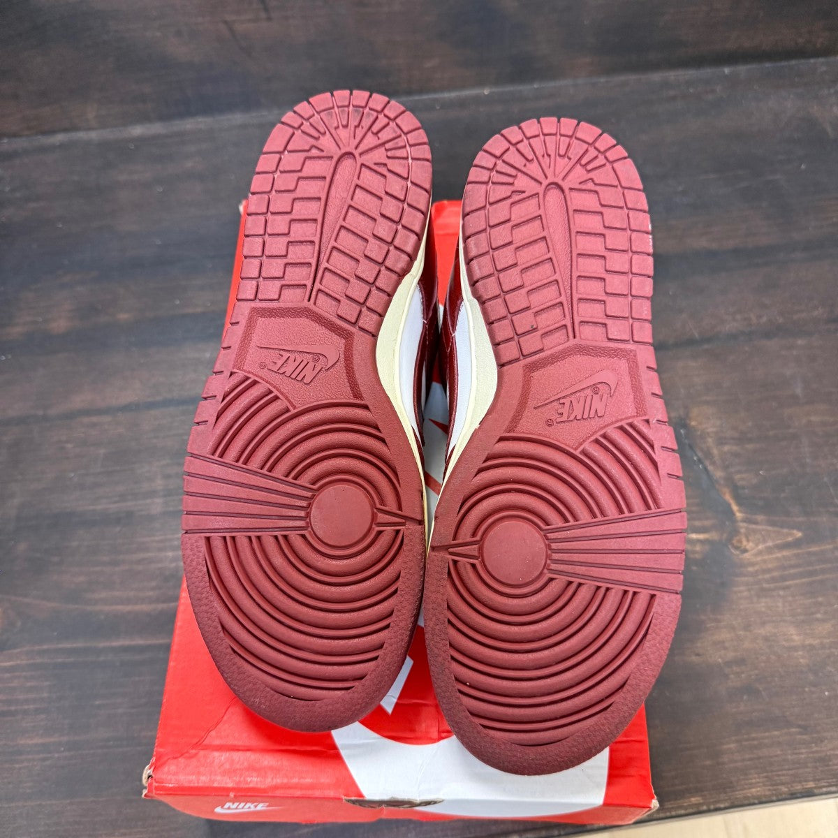 Nike Dunk Low PRM Vintage Team Red (Women's) - Image 6