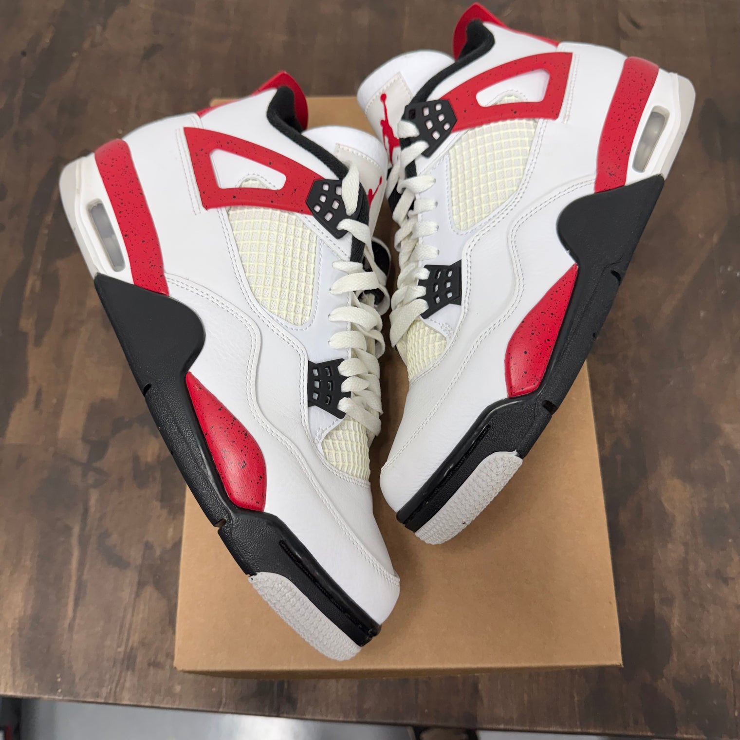 Red Cement Jordan 4 Retro (USED,NO Box)