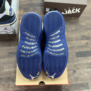 Jordan 12 Retro Deep Royal Blue Size 9.5 (Moderately Worn Pre-Owned)