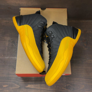 Jordan 12 Retro Black University Gold Size 10.5 (Pre-Owned) - back