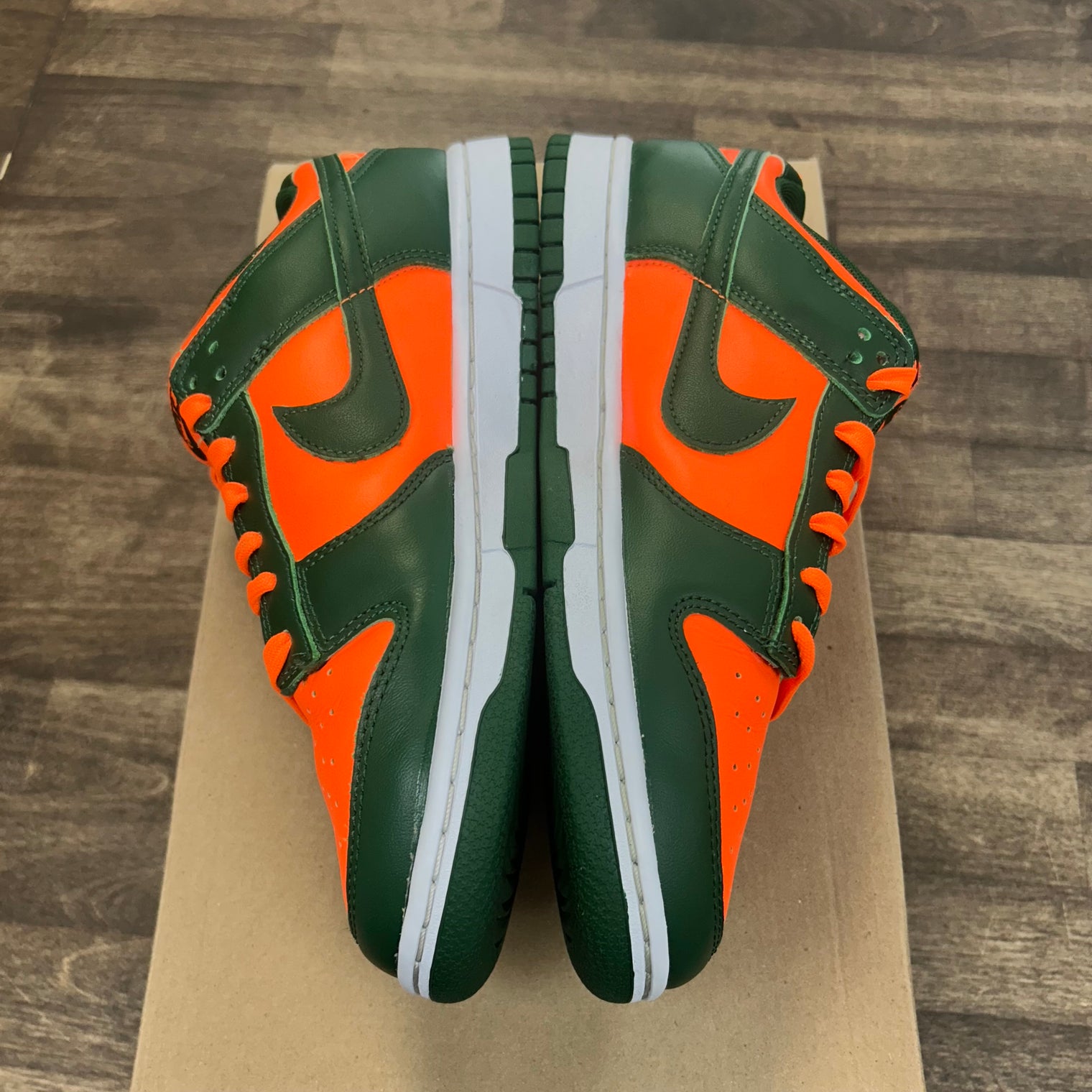Miami Hurricanes Dunk Low (USED, No Box)