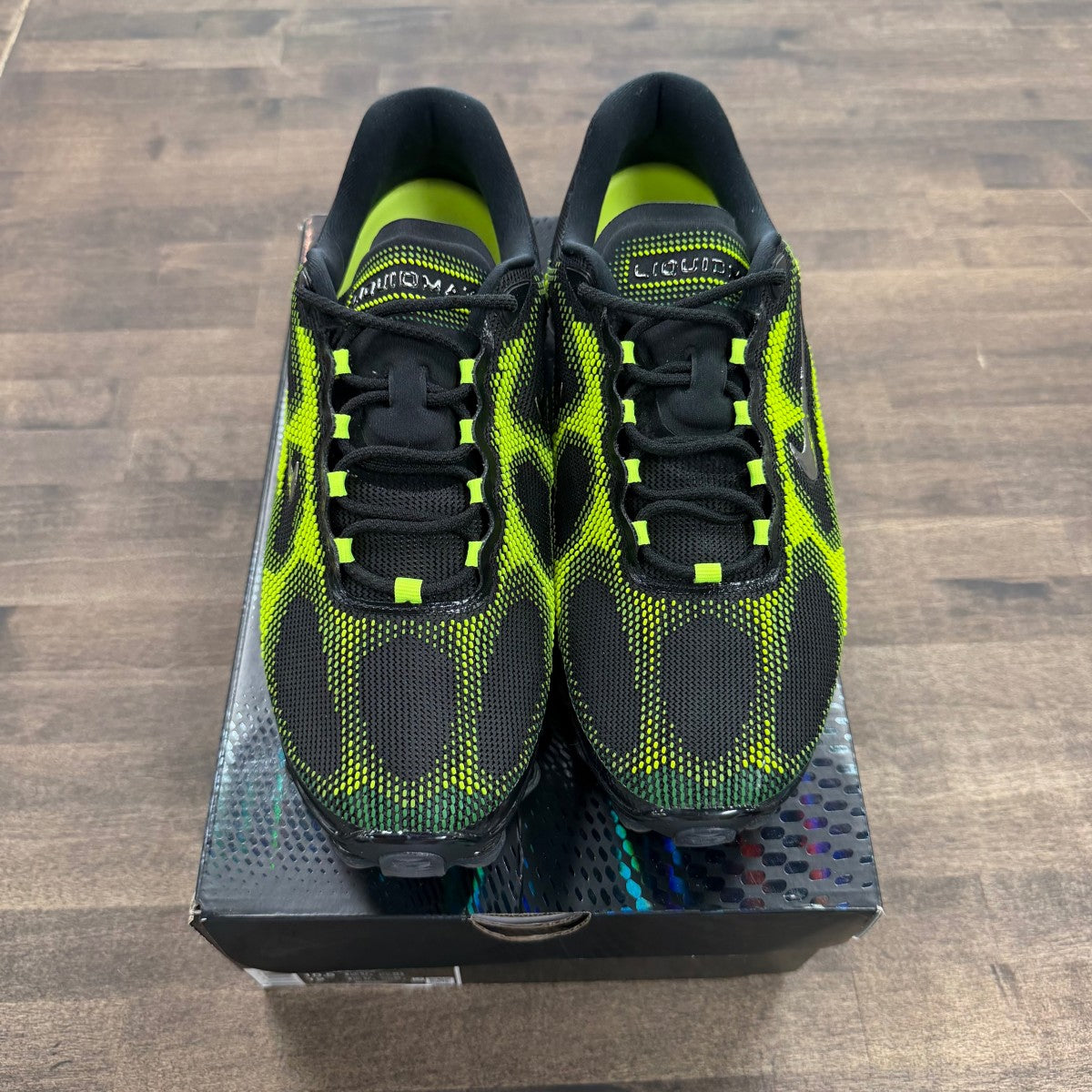Nike Air Liquid Max Black Green Apple - Image 2