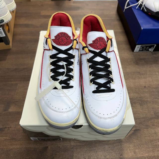Off-White White Red Jordan 2 Retro (USED)