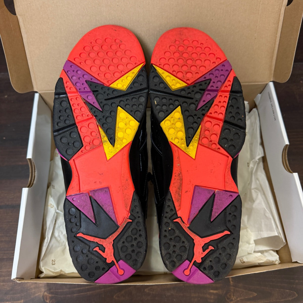 Jordan 7 Retro Black Patent (Women's) - Image 6