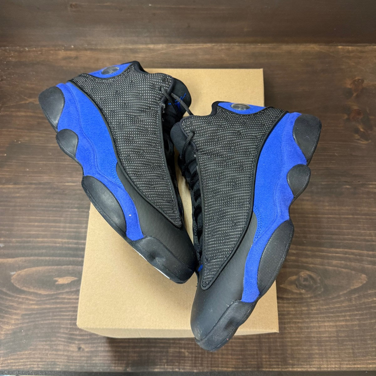 Jordan 13 Retro Black Hyper Royal Size 8.5 (Pre-Owned) - Image 2
