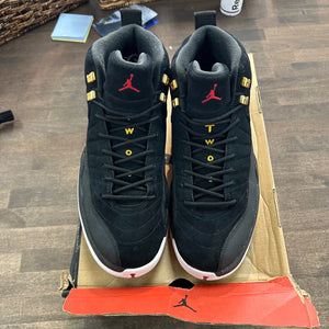 Jordan 12 Retro Reverse Taxi Size 10 (Pre-Owned) - Image 2