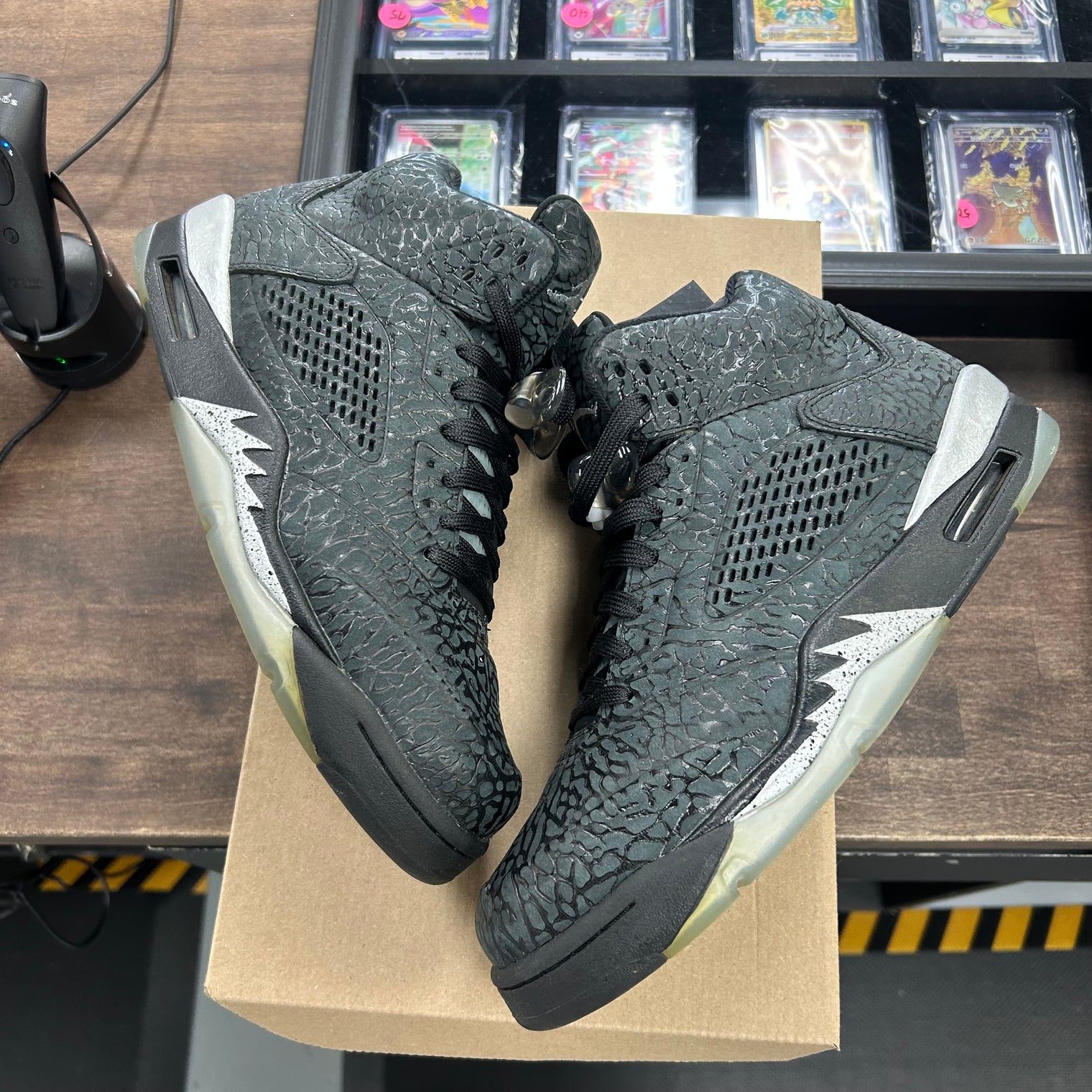 3Lab5 Black Silver Jordan 5 Retro (USED, No Box)