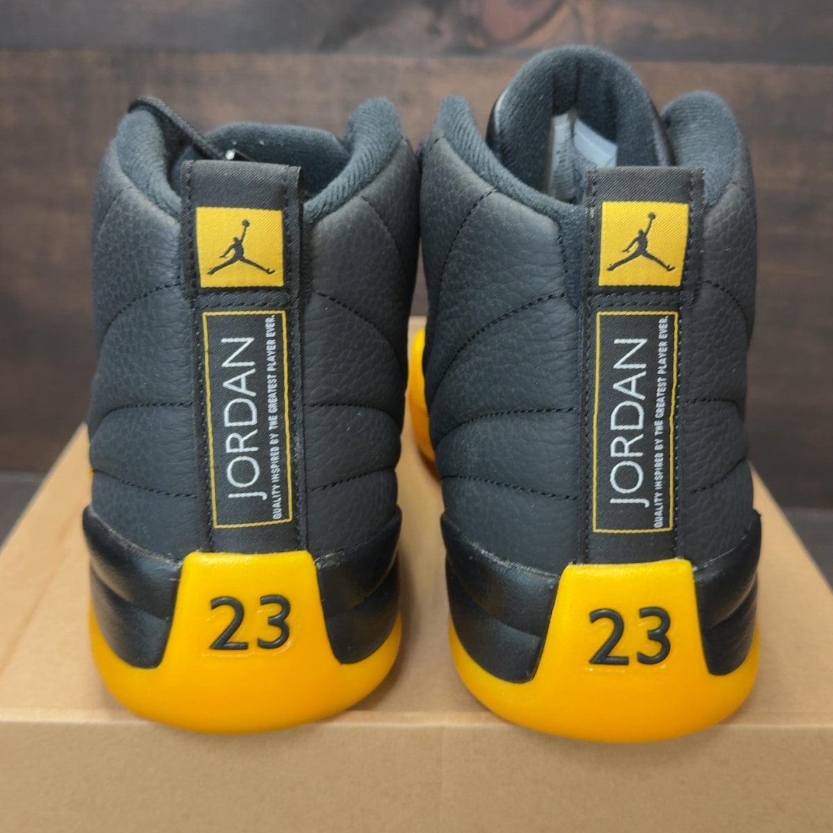 Jordan 12 Retro Black University Gold Size 11 (Pre-Owned) - Image 5