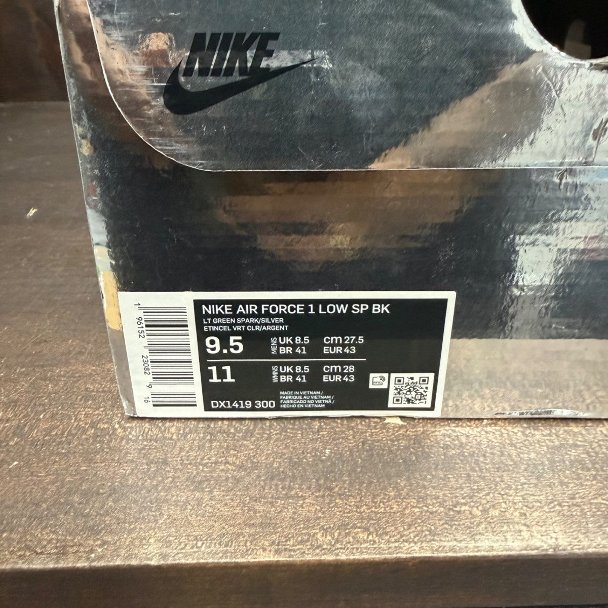 Nike Air Force 1 Low Off-White Brooklyn Size 9.5 (Pre-Owned)