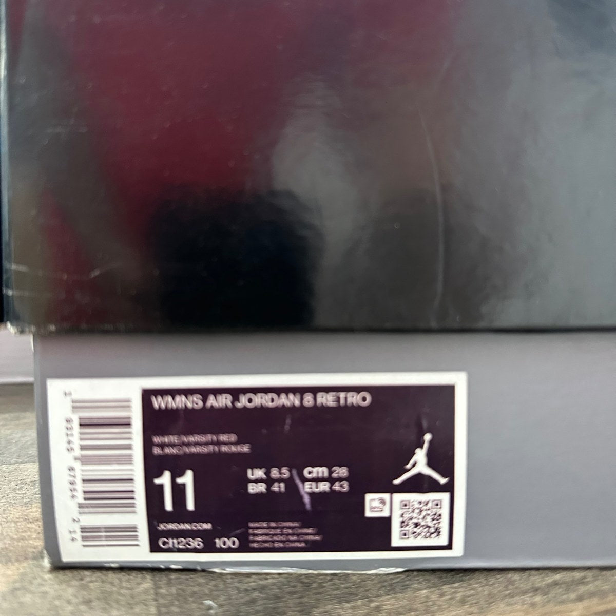 Jordan 8 Retro White Aqua (2019) (Women's) Size 11W (Moderately Worn Pre-Owned)