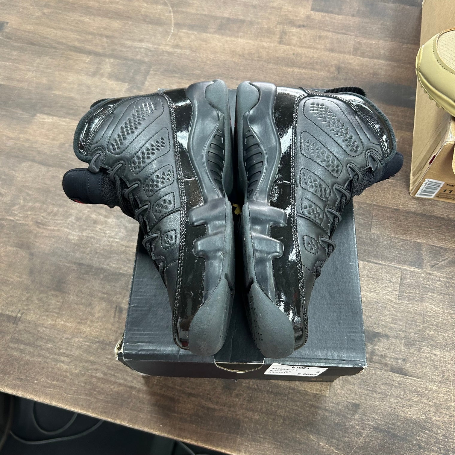 Bred Patent Jordan 9 Retro (GS) (USED)