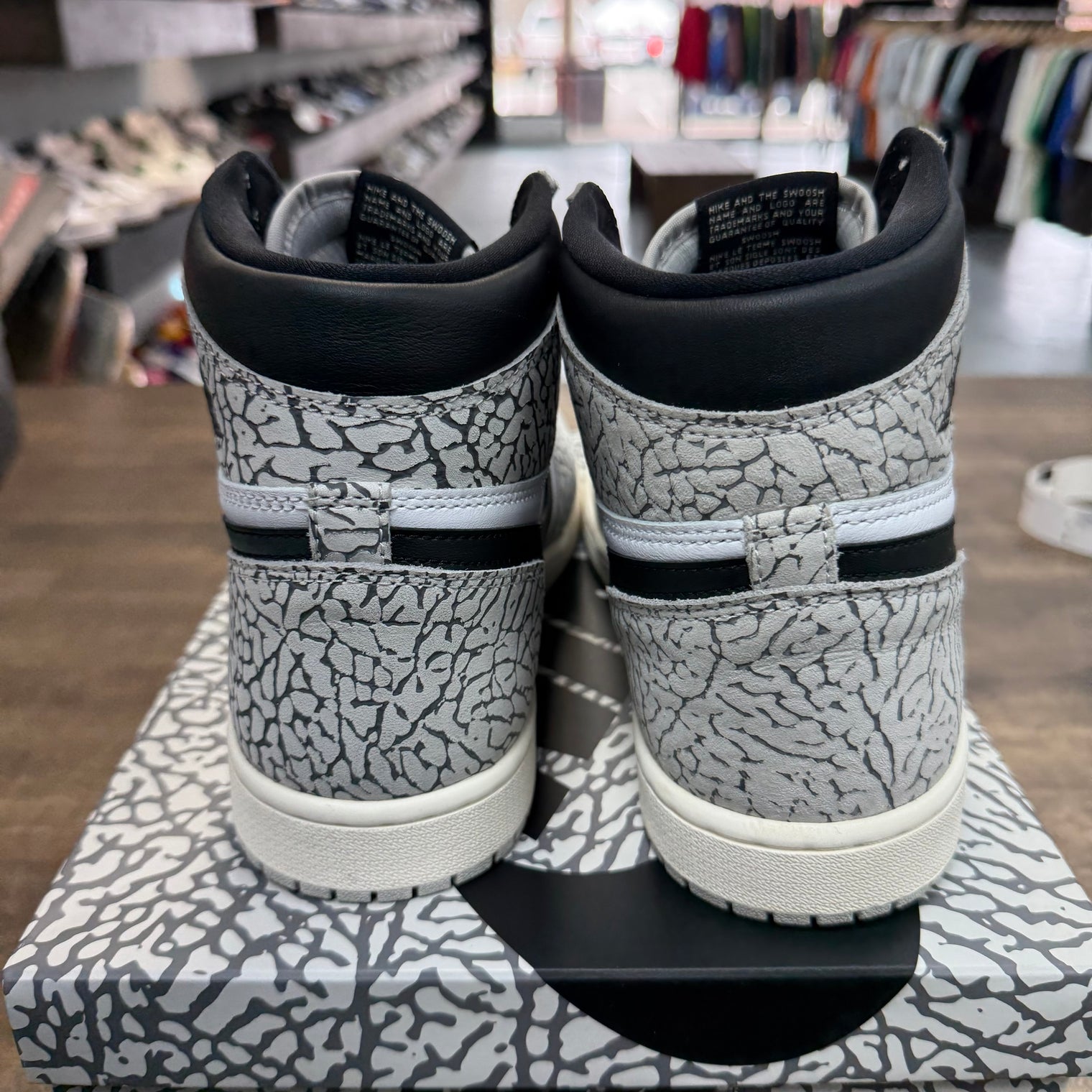 White Cement Jordan 1 High OG (USED)