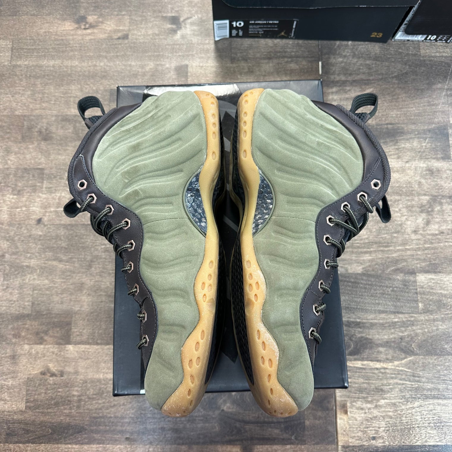 Olive Nike Air Foamposite One (USED)