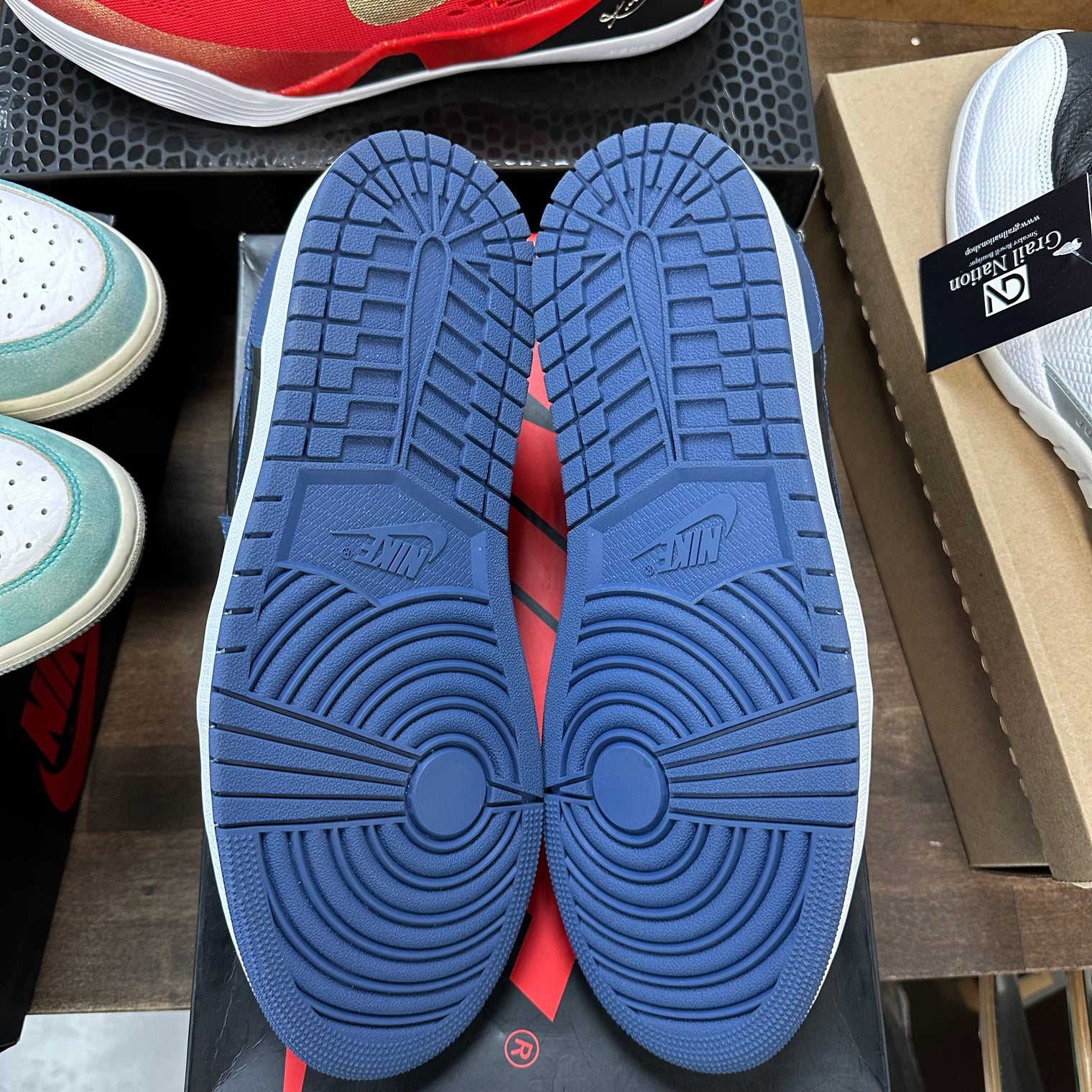 Mystic Navy Jordan 1 Low OG (Lightly Worn, No Box)