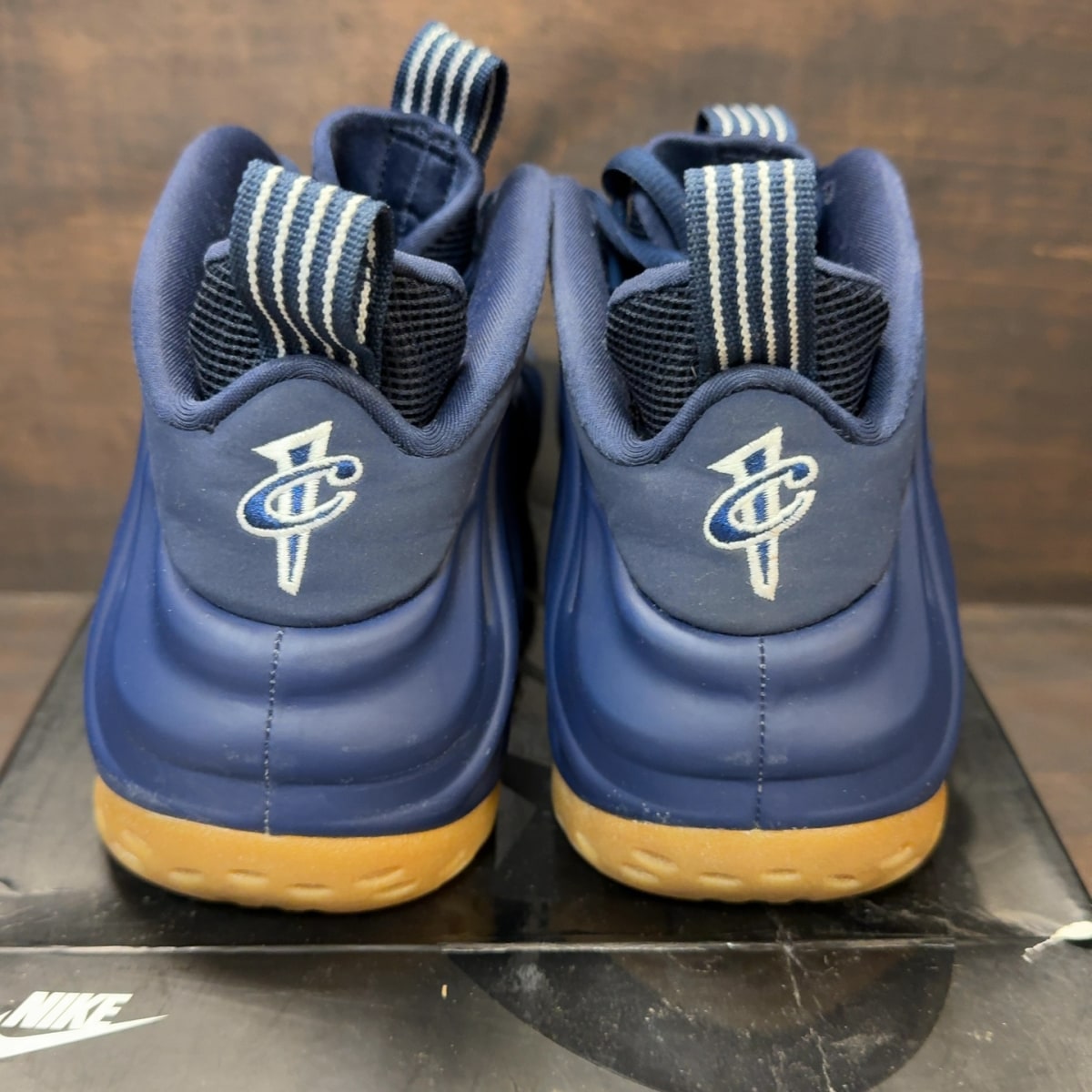 Nike Air Foamposite One Navy Gum - Image 5