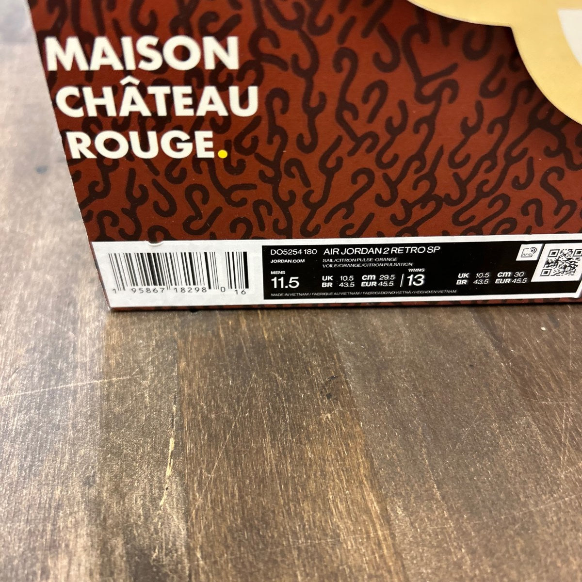 Jordan 2 Retro SP Maison Chateau Rouge - Image 6