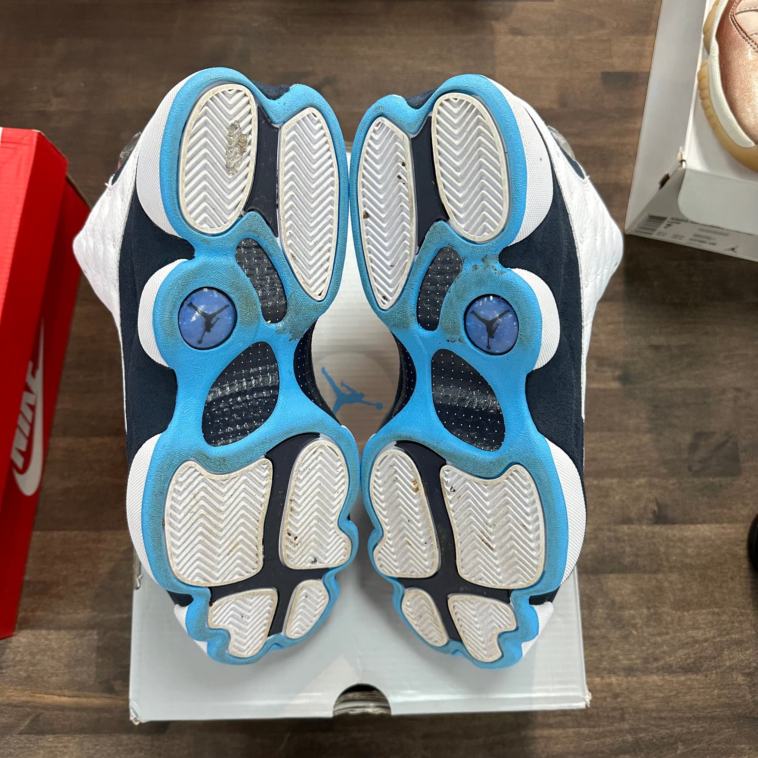 Obsidian Powder Blue White Jordan 13 Retro (USED)