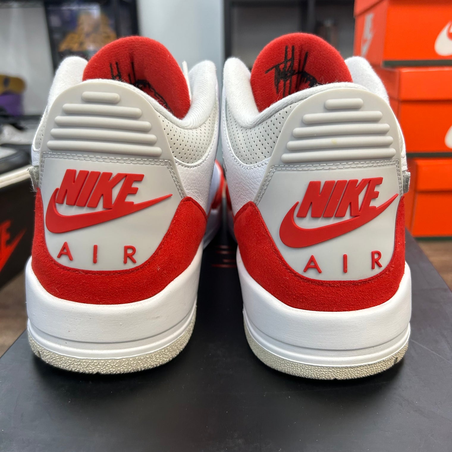 Tinker White University Red Jordan 3 Retro (USED)
