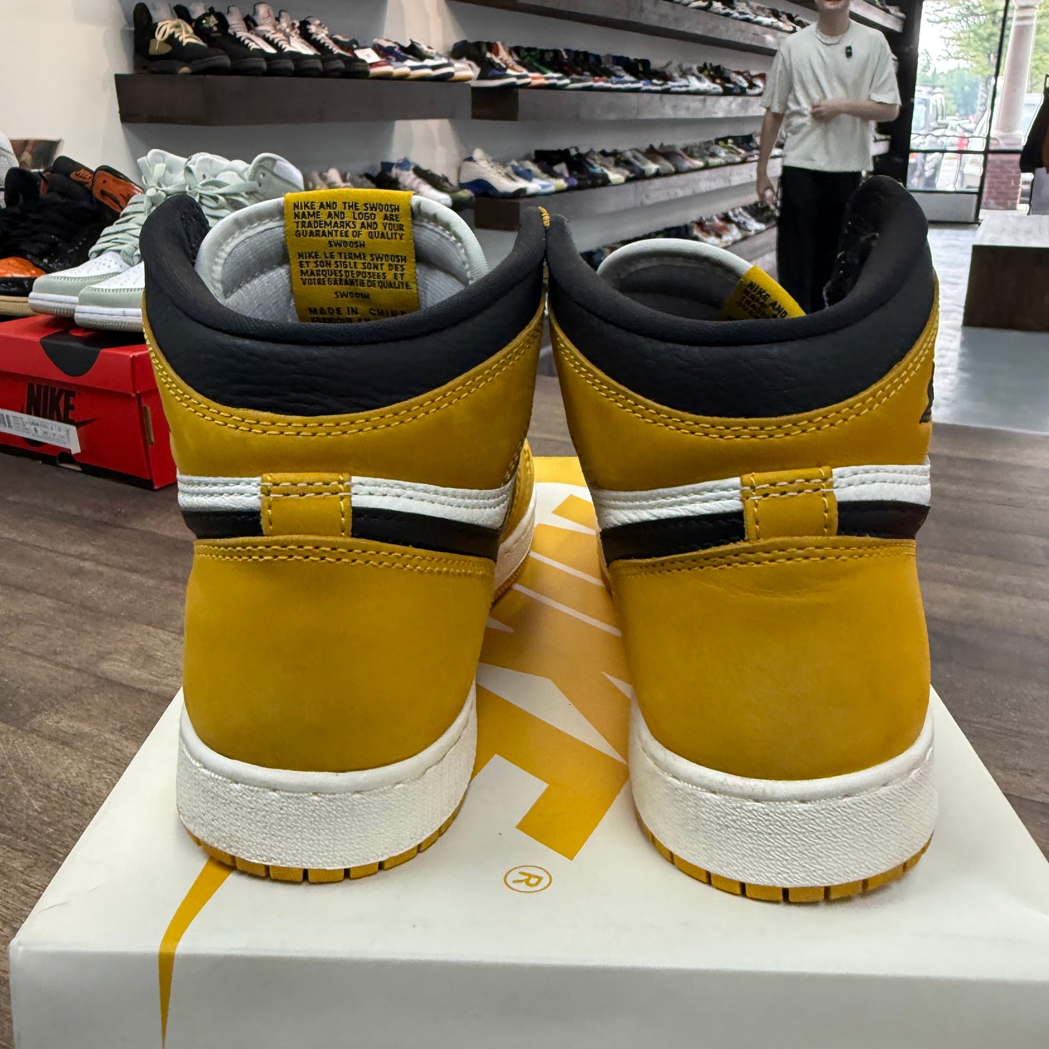 Yellow Ochre Jordan 1 High OG (GS) (USED)