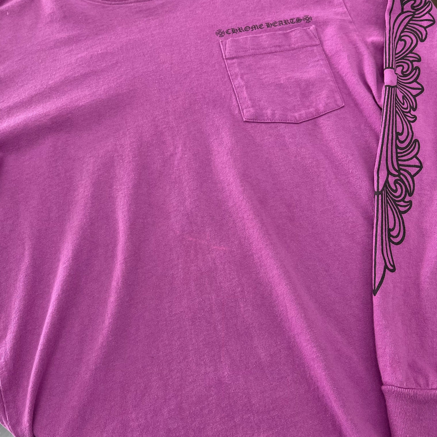 Chrome Hearts Matty Boy Purple Spider Longsleeve (USED)