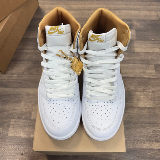 Metallic Gold Jordan 1 High OG (W) (USED, No Box)