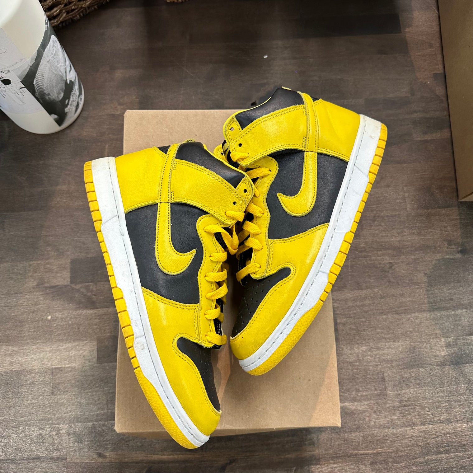 Nike Dunk High Iowa (2020) (US 9.5) (USED, No Box)