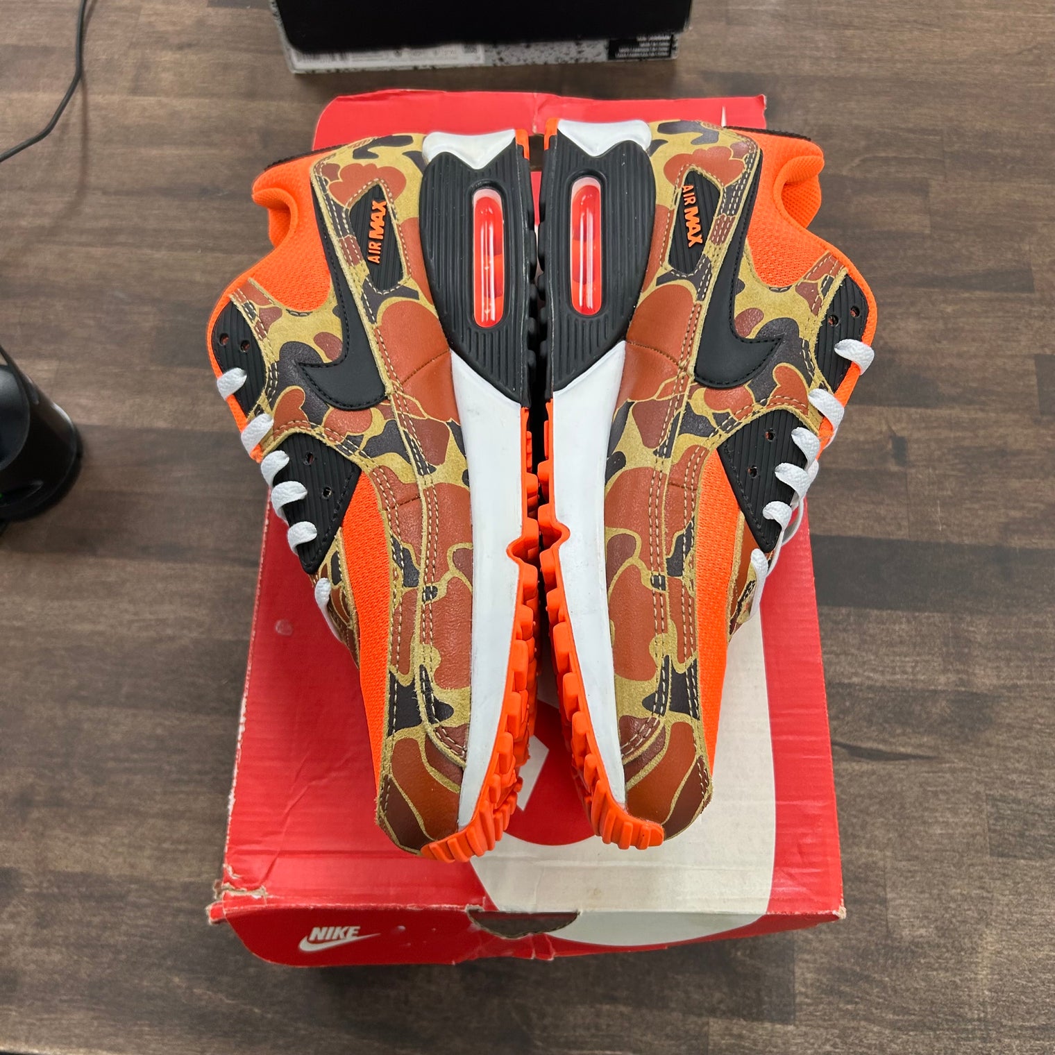 Duck Camo Orange Air Max 90 (Lightly Worn)
