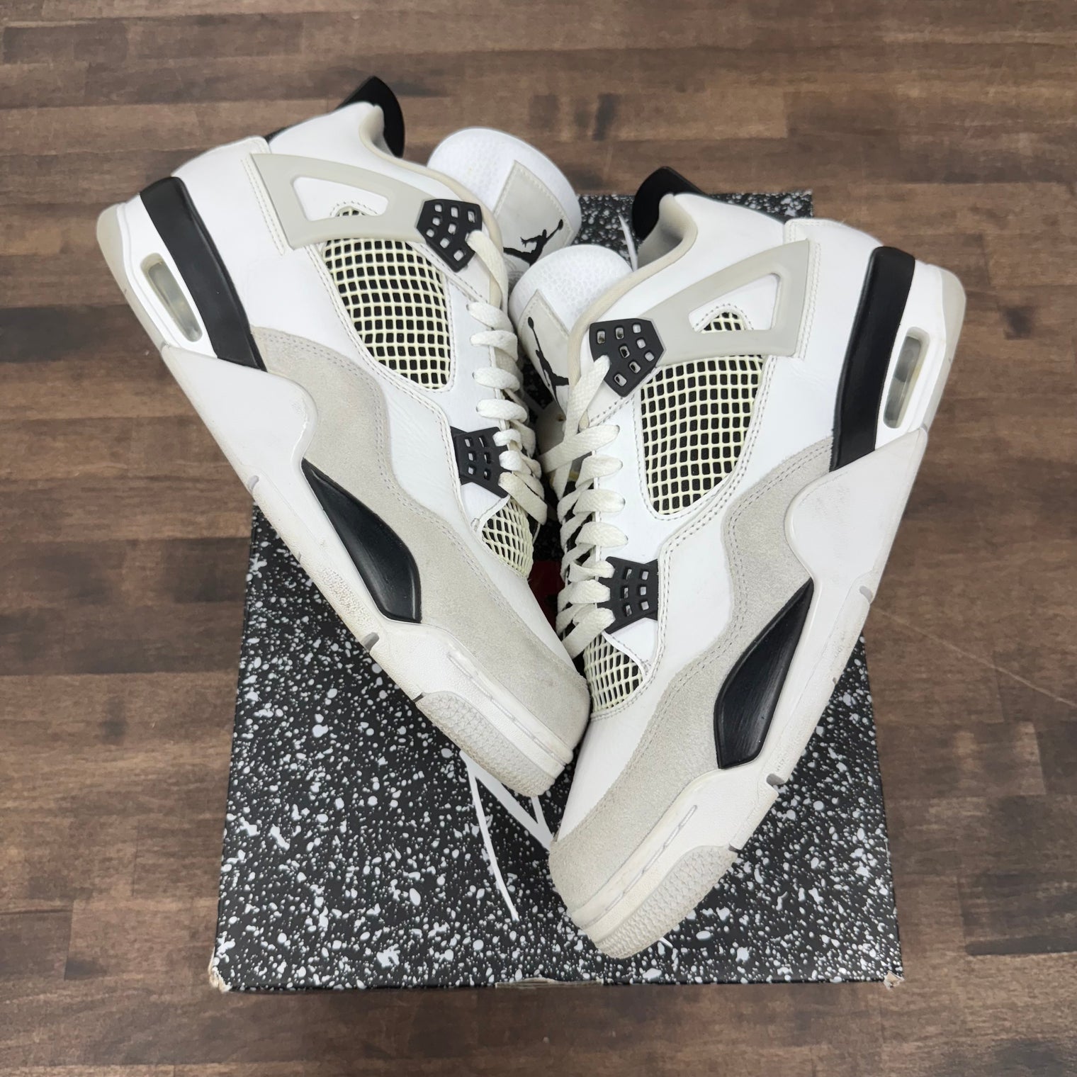 Jordan 4 Retro Military Black (US 11.5) (USED)