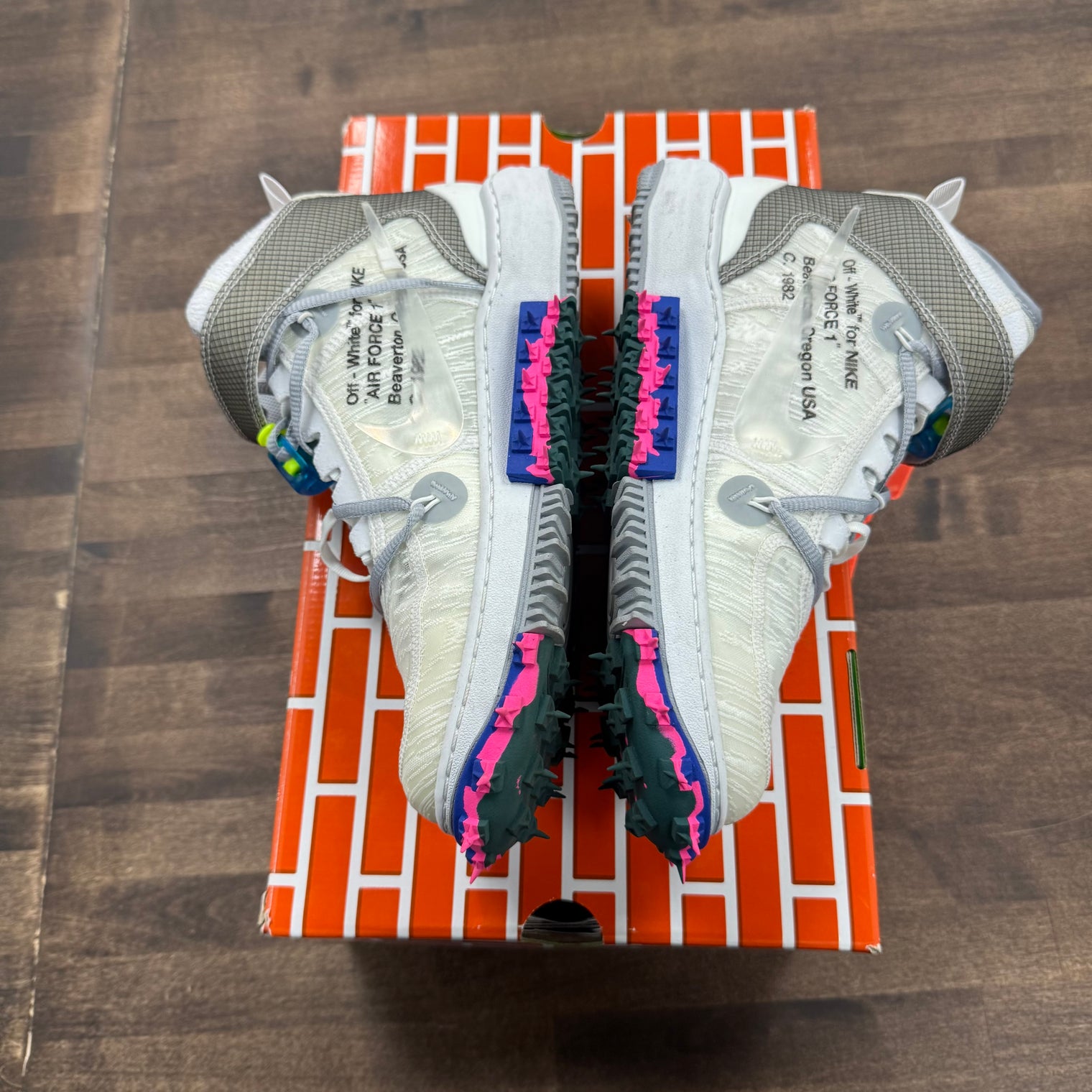 Off-White White Nike Air Force 1 Mid (USED)