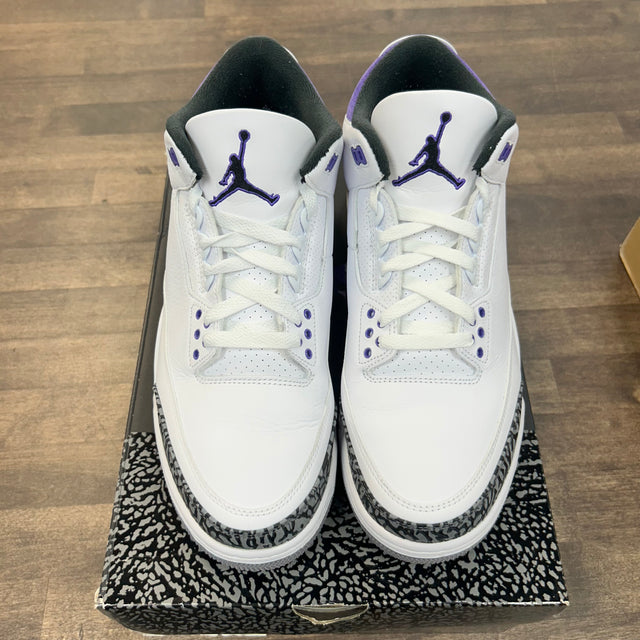 Dark Iris Jordan 3 (USED)