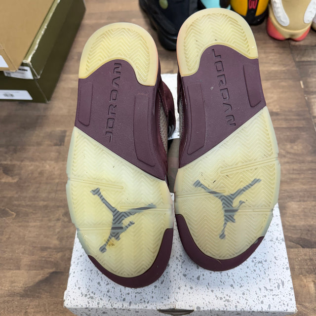 Burgundy Jordan 5 Retro (2023) (USED)