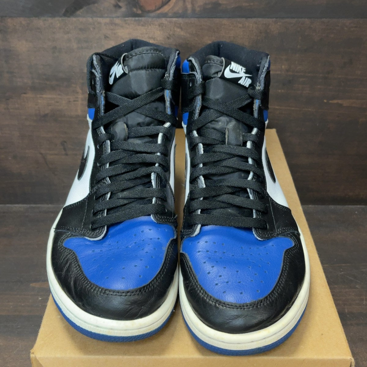 Jordan 1 Retro High Royal Toe Size 10 (Pre-Owned) - Image 3