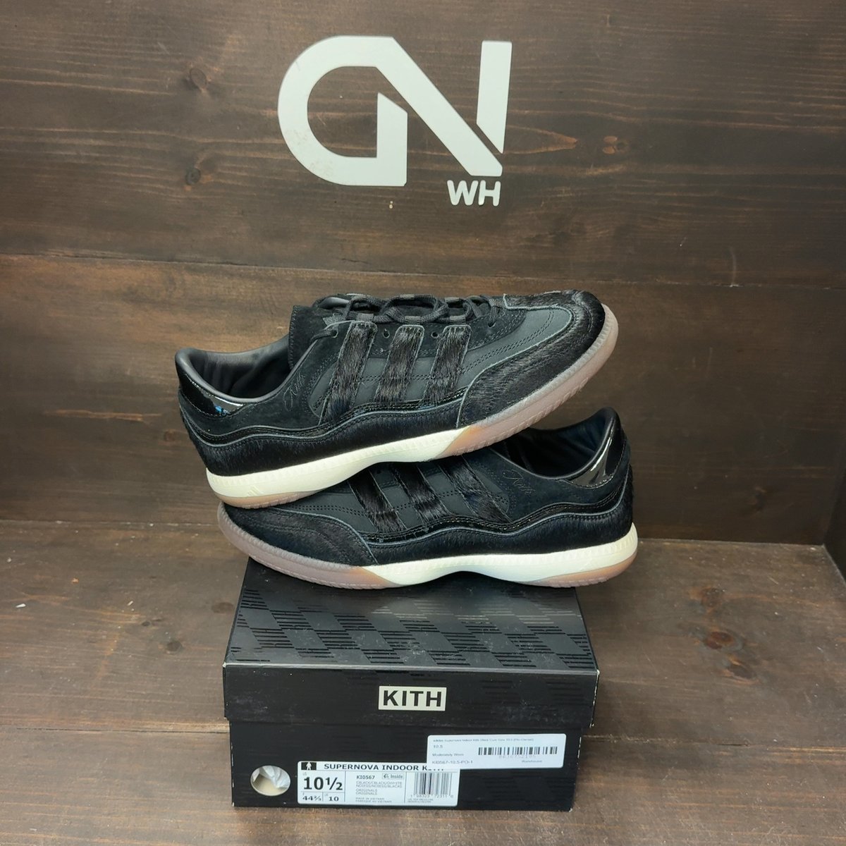adidas Supernova Indoor Kith Black Gum Size 10.5 (Pre-Owned) - front
